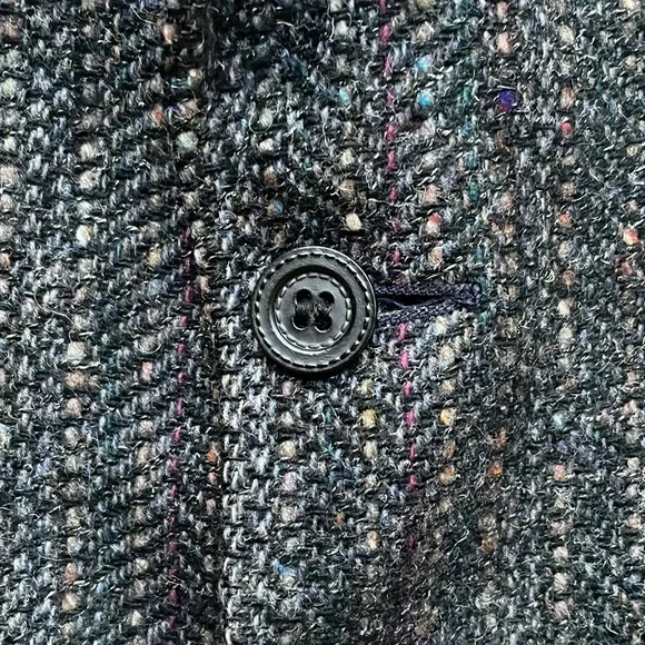 Givenchy Virgin Wool Multicolor Tweed Blazer | L - Picture 4 of 13